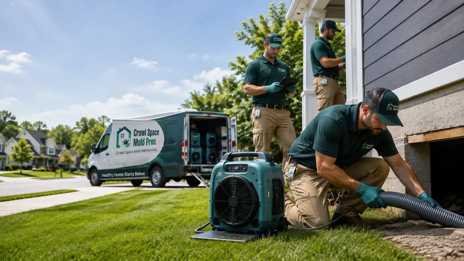 Crawl Space Mold Removal in Chatfield, OH